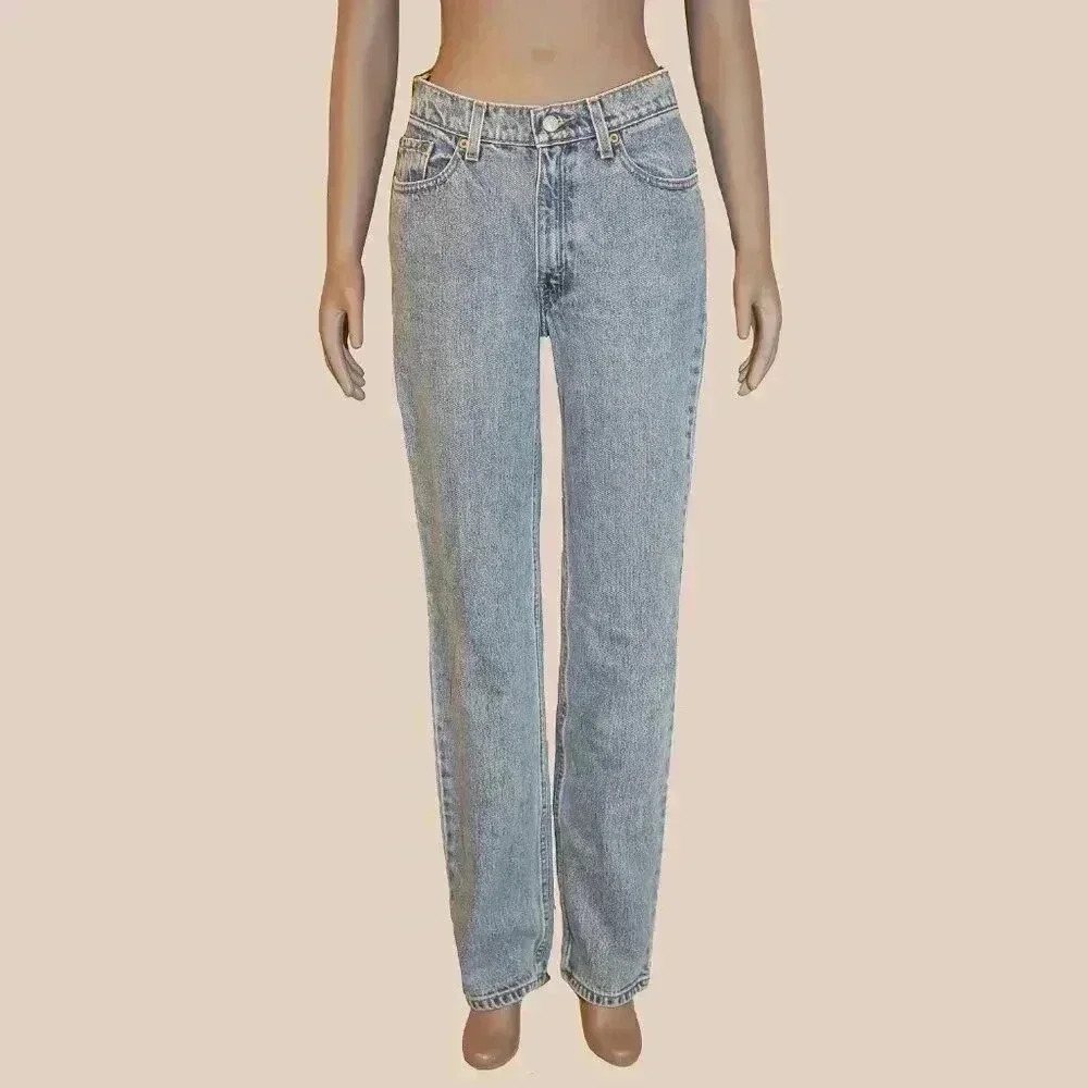 Vintage Classic Blue Denim Levis Red Tab Jeans Size‎ 30W 32L Straight Leg Jeans